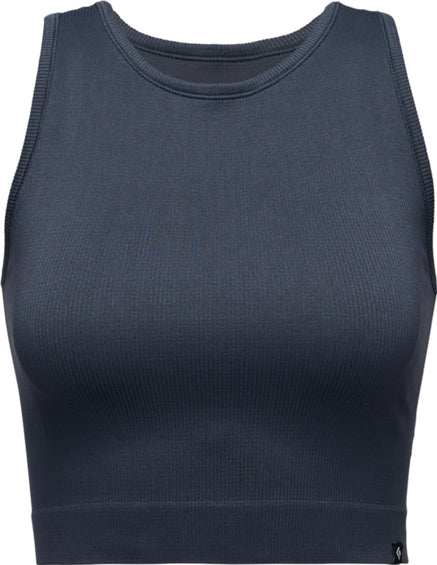 Black Diamond Seamless Rib Tank Top - Women's