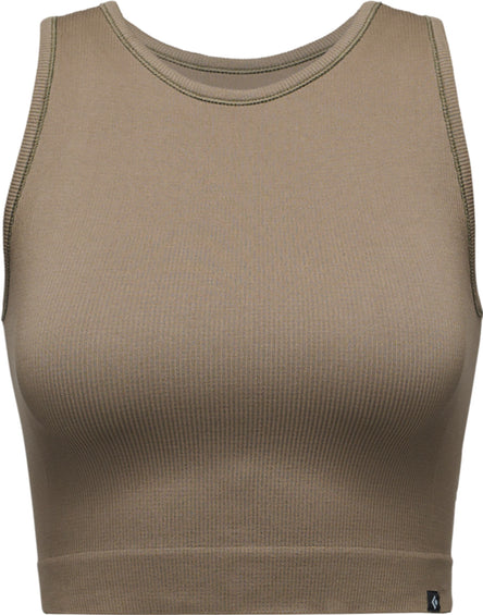 Black Diamond Seamless Rib Tank Top - Women's
