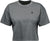 Black Diamond Diamond Short Sleeve Crop T-Shirt - Women's - Charcoal