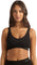 Boody Seamfree Padded Crop Bra - Women's - Black