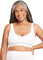 Boody Seamfree Padded Crop Bra - Women's - White