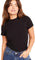 Boody Ribbed Crew Neck T-Shirt - Women's - Black
