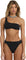 Billabong Laura Twisted Sun One-shoulder Tank Bikini Top - Women's - Black Pebble