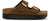 Birkenstock Arizona Flex Platform Nubuck Leather Sandals [Narrow] - Women's - Dark Tea