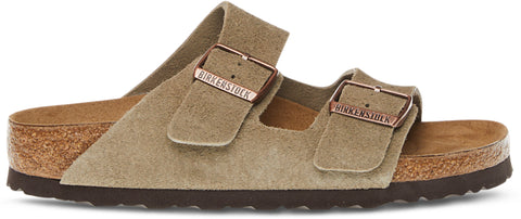 Birkenstock Arizona Suede Leather Sandals [Narrow] - Women's