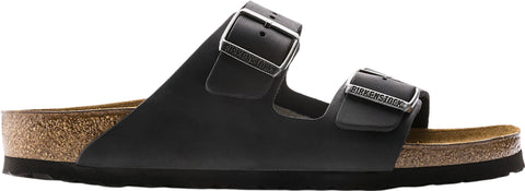 Birkenstock Arizona Natural Leather Sandals [Narrow] - Women's