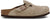 Birkenstock Boston Soft Footbed Suede Core Leather Mules - Unisex - Taupe