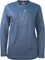 Bonnetier Fernie Long Sleeve Merino Wool 190 Top - Women's - Heather Blue - Grey