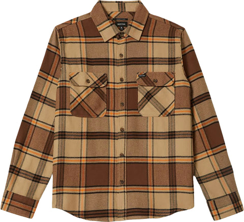 Brixton Bowery Long Sleeve Flannel Shirt - Men's