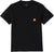 Brixton Union Heavyweight Short Sleeve Boxy Pocket T-Shirt - Men's - Black