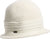 Canadian Hat CLARA - SOFT WOOL CLOCHE HAT - Women's - White