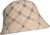 Canadian Hat CAMIYAH - JACQUARD PLAID CLOCHE HAT - Women's - Beige