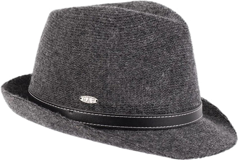 Canadian Hat Feline Trilby Fedora Hat with Leather Tie - Unisex