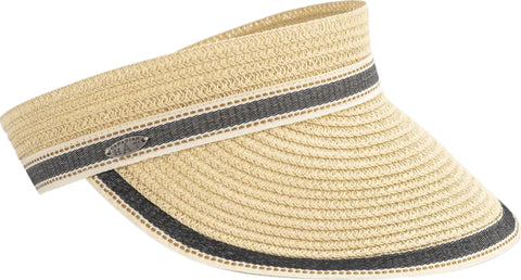 Canadian Hat Vito Paper Straw with Delicate Ribbon Visor - Unisex