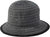 Canadian Hat Carmenia Short Crushable Cloche Hat - Unisex - Black