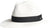 Canadian Hat Franco Large Fedora Hat with Trim - Unisex - White