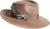 Canadian Hat FEDINA - LARGE FUR FELT FEDORA HAT W FEATHER - Women's - Maple Nut