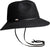 Canadian Hat FLORIA CS - FEDORA HAT W THIN LEATHER CHIN STRAP - Women's - Black