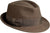 Canadian Hat FAUSTIN  FELT FEDORA HAT WITH BOW - Unisex - Brown