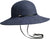 Canadian Hat CATHY CS - WIDE BRIM CLOCHE HAT W LEATHER CHIN STRAP - Women's - Blue - Mix