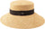 Canadian Hat Cailly A Cloche Hat with grosgrain Ribbon - Unisex - Beige