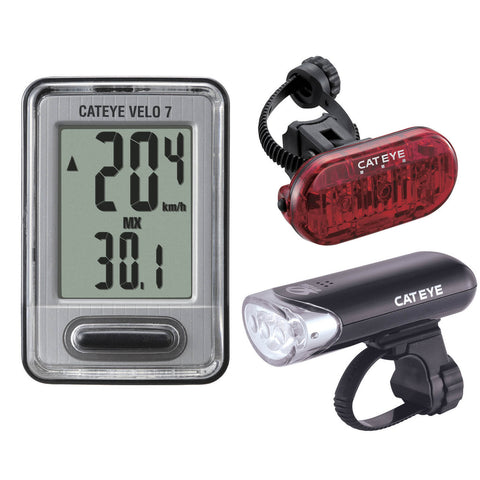 CatEye GS-12 Lights and computer kit