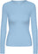 Colorful Standard Organic Rib Long Sleeve T-Shirt - Women's - Seaside Blue