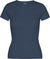Colorful Standard Rib Short Sleeve T-Shirt - Women's - Petrol Blue