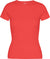 Colorful Standard Rib Short Sleeve T-Shirt - Women's - Red Tangerine