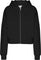 Colorful Standard Organic Crop Zip Hood - Women's - Deep Black