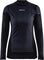 Craft Pro Active Extreme X Wind Long Sleeve Baselayer Jersey - Women's - Black - Granite