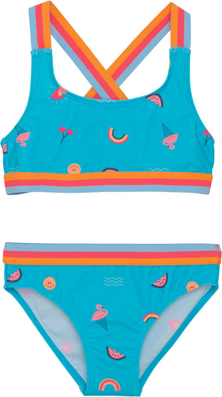 Color Kids Contrast Straps Bikini - Girls