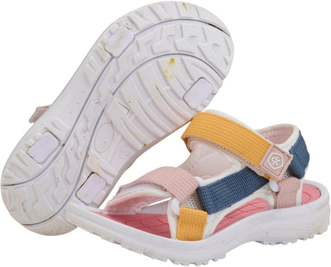 Color Kids Colorblock Velcro Sandals - Youth