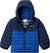 Columbia Powder Lite II Hooded Jacket - Boy Toddler - Mountain Blue - Collegiate Navy