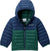 Columbia Powder Lite II Hooded Jacket - Boy Toddler - Rain Forest - Collegiate Navy