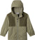 Columbia Rainy Trails II Fleece Lined Jacket - Youth - Safari - Stone Green Slub
