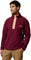 Columbia Helvetia II Half Snap Fleece Pullover - Men's - Rich Wine