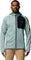 Columbia Triple Canyon II Grid Fleece Hooded Full Zip Jacket - Men's - Crushed Blue - Black