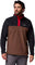 Columbia Steens Mountain II Half Snap Fleece Pullover - Men's - Tobacco - Black - Mtn Red