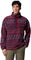 Columbia Helvetia II Printed Half Snap Fleece Pullover - Men's - Rich Wine Knitknot