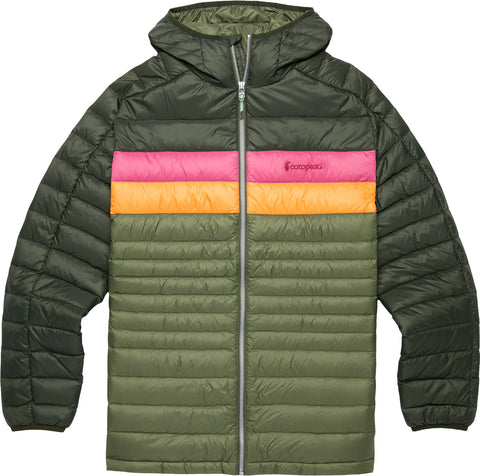 Cotopaxi Fuego Plus Size Down Hooded Colorblock Jacket - Women's