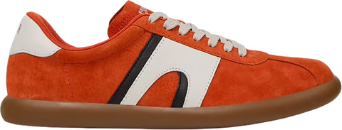 Camper Pelotas Soller Nubuck & Leather Sneaker — Orange
