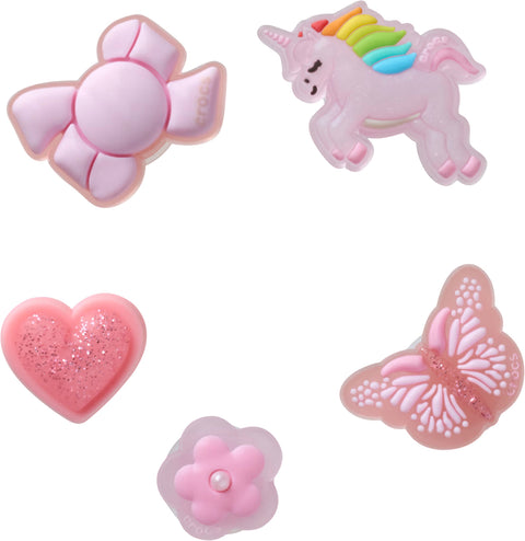 Crocs Tiny Girl Favorites 5 Pack Jibbitz Shoe Charms - Girls