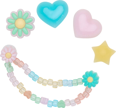 Crocs Jibbitz 5 pack Heart and Flower