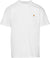 Carhartt Work In Progress Chase Short Sleeves T-Shirt - Men's - White - Gold