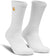 Carhartt Work In Progress Chase Socks - Unisex - White - Gold