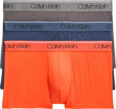 Calvin Klein Micro Stretch 3-Pack Low Rise Trunks - Men's