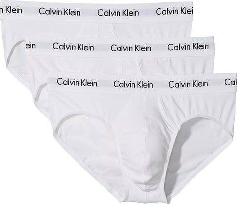 Calvin Klein Cotton Stretch 3-Pack Hip Briefs - Men's