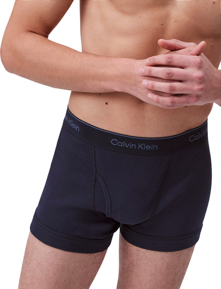 Calvin Klein Cotton Classics 3-Pack Trunks - Men's