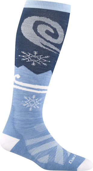 Darn Tough Swirlwind Over-the-Calf Lightweight Ski and Snowboard Socks - Women's